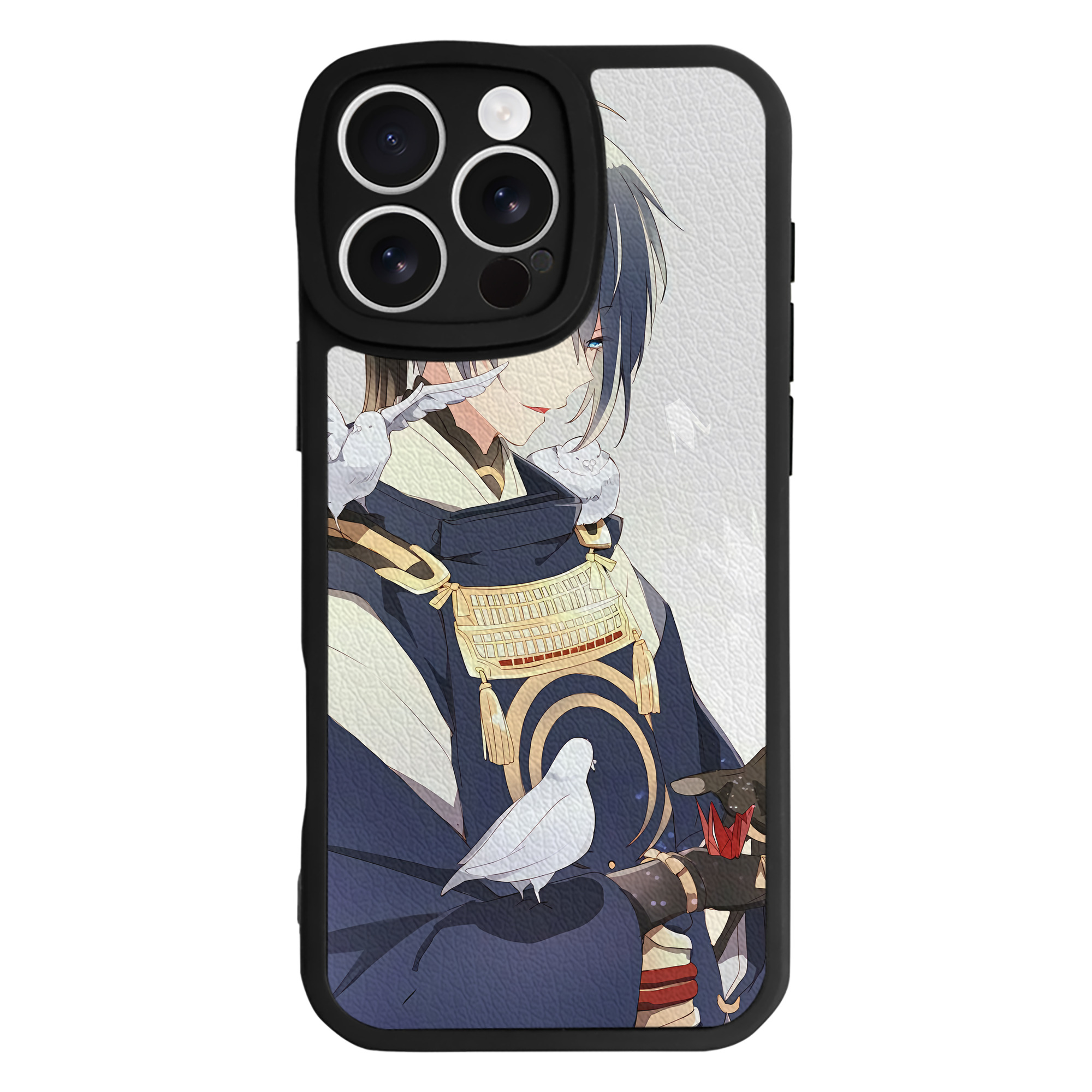 （画像用） 刀剣乱舞 Touken Ranbu 【iPhone 16シリーズ対応】シリコンスマホケース（レザー調） 材質：シリコン